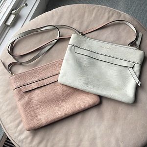 NWOT Vera Bradley Leather Cossbody/Clutch purses, magnetically connect into one!